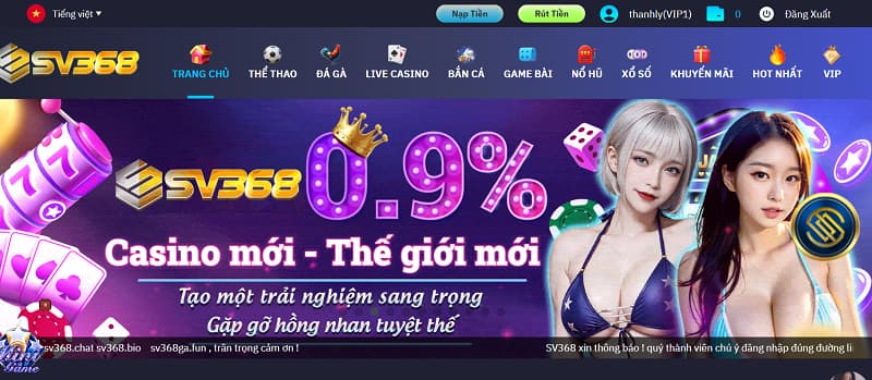 Nạp tiền sv368 - Tổng Hợp Cách Nạp Tiền Nhanh Chóng Nhất 1 Thông tin nạp tiền nhà cái sv368