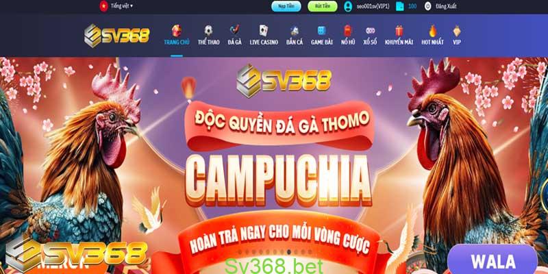 Top 5 nhà cái uy tín nhất năm 2024 2 SV368 lọt vào top 5 nhà cái uy tín nhất khu vực Châu Á