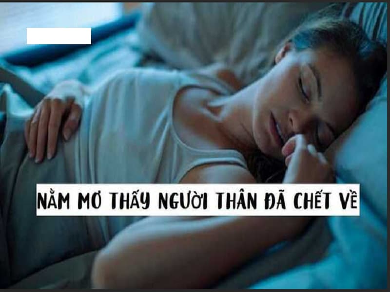 Nằm mơ thấy người thân đã chết về là điềm gì ? Đánh con gì ? 1 nằm mơ thấy người thân đã chết về