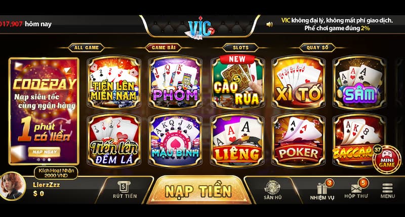 Vicwin - Siêu cổng game chất lượng nhất số 1 mọi thời đại 5 vicwin